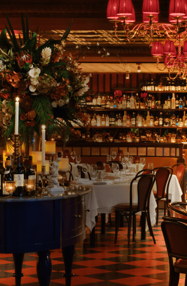 Carbone Vino elegant dining space